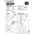 JBL JBL830 Instrukcja Serwisowa