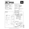 JBL HP520 Instrukcja Serwisowa