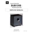 JBL SUB135S Instrukcja Serwisowa